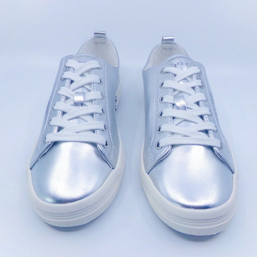 Calvin Klein Michaela silver ladies shoes.